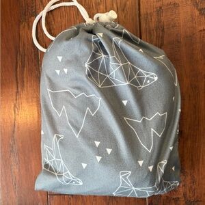 Geometric Animal Print nursing and car seat cover